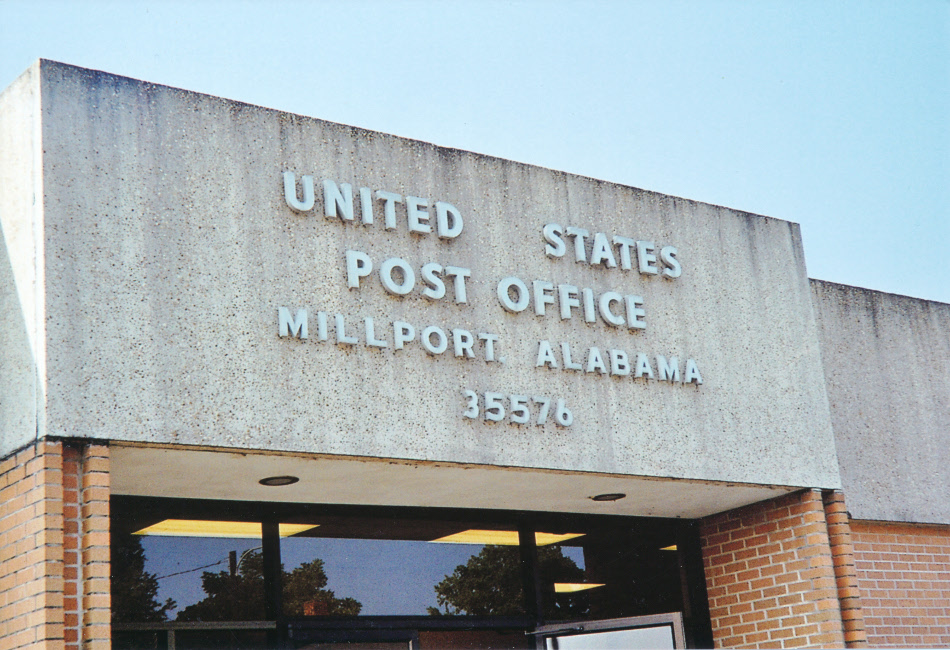 US Post Office Millport, Alabama
