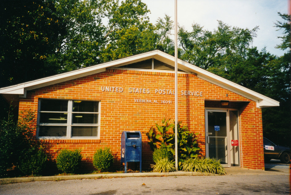 US Post Office Verbena, Alabama