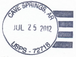 US Post Office Cave Springs, Arkansas