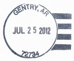 US Post Office Gentry, Arkansas