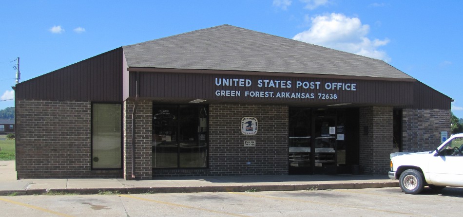 US Post Office Green Forest, Arkansas