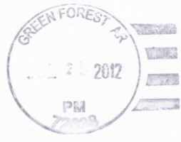 US Post Office Green Forest, Arkansas