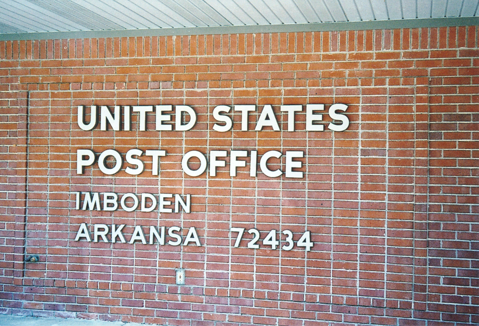 US Post Office Imboden, Arkansas