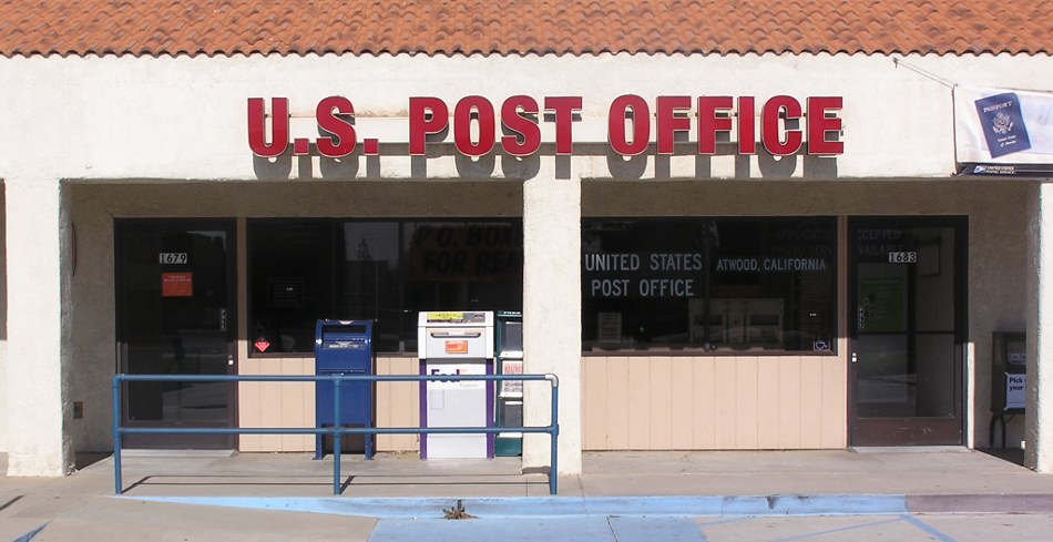 US Post Office Cortez, FCalifornia