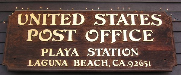 US Post Office Laguna Beach, California