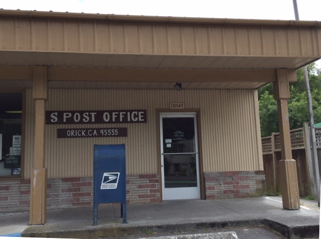 US Post Office Orick, California