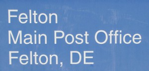 US Post Office Felton, Delaware