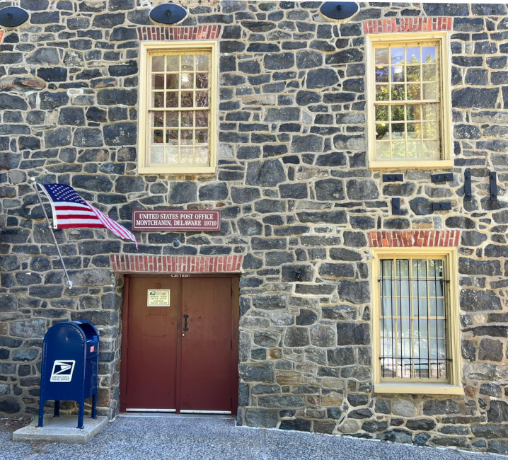 US Post Office Montchanin, Delaware