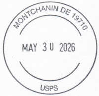 US Post Office Montchanin, Delaware