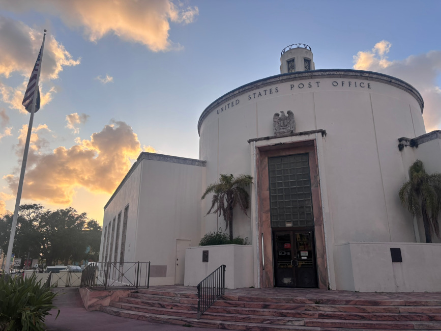 US Post Office Miami Beach, Florida