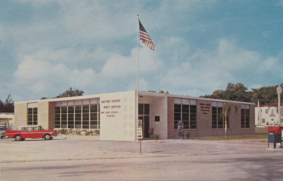 New Port Richey, Florida Post Office Post Card