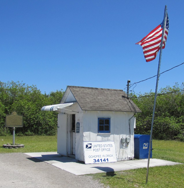 US Post Office Ochopee, Florida