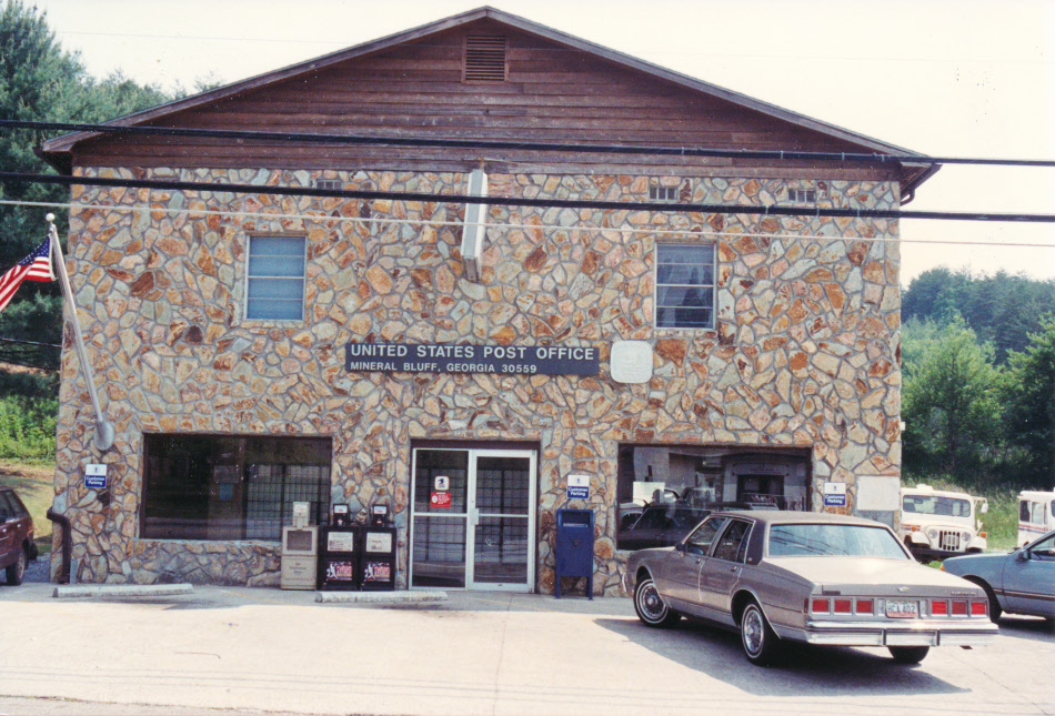 US Post Office Mineral Bluff, Georgia