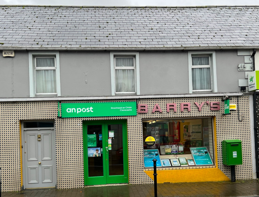Post Office Clarecastle, Ireland