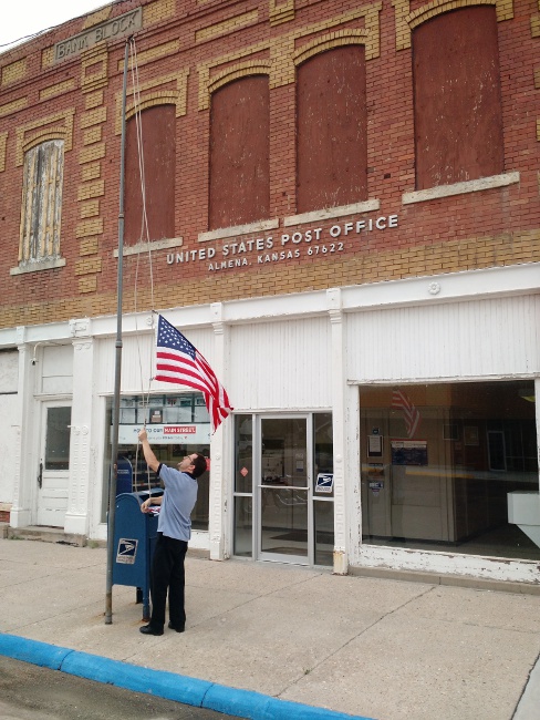 US Post Office Almena, Kansas