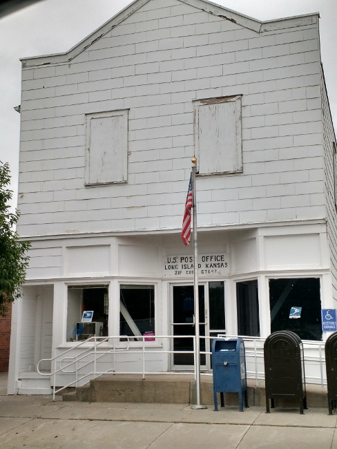 US Post Office Long Island, Kansas