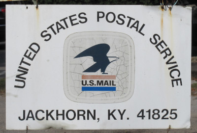 US Post Office Jackhorn, Kentucky