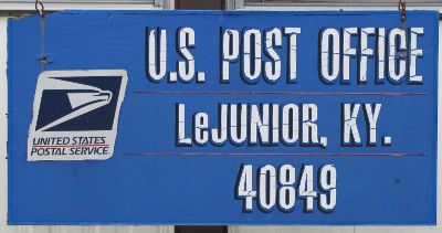 US Post Office LeJunior, Kentucky