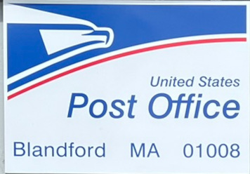 US Post Office Blanford, Massachusetts