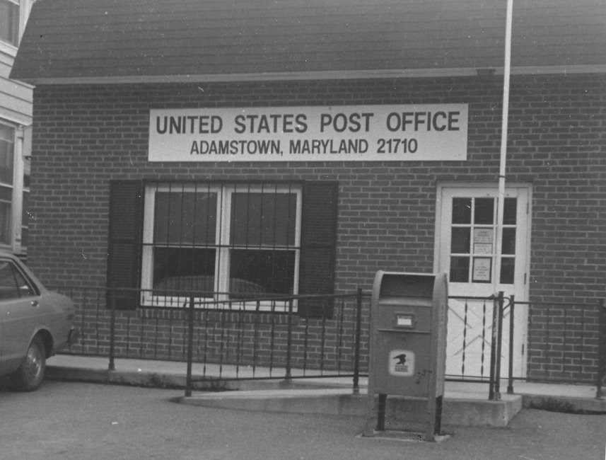 US Post Office Adamstown, Maryland