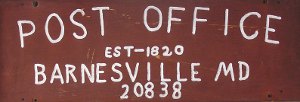 US Post Office Barnesville, Maryland