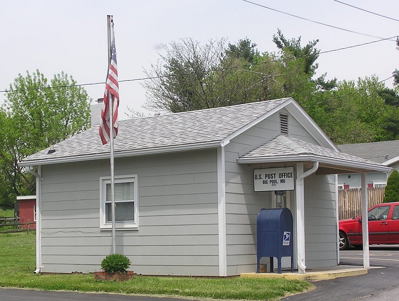 US Post Office Big Pool, Maryland