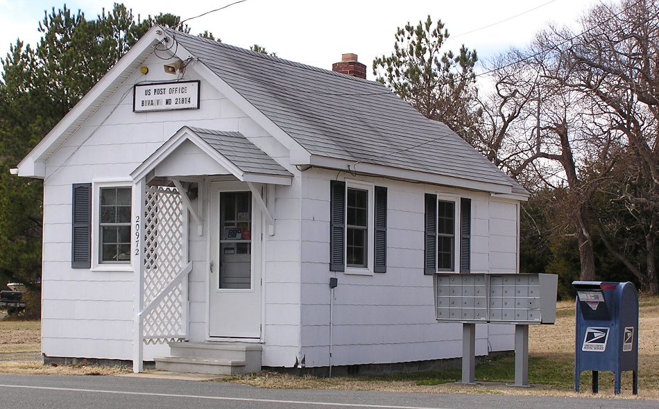 US Post Office Bivalve, Maryland