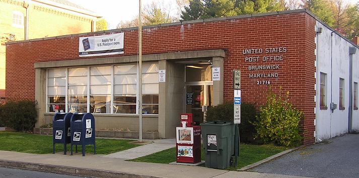 US Post Office Brunswick, Maryland