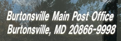 US Post Office Burtonsville, Maryland