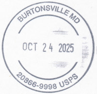 US Post Office Burtonsville, Maryland