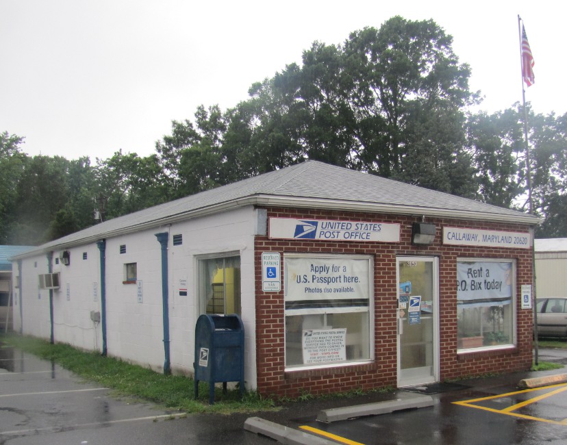 US Post Office Callaway, Maryland