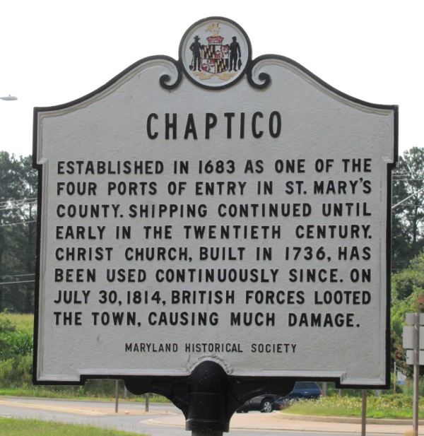 US Post Office Chaptico, Maryland