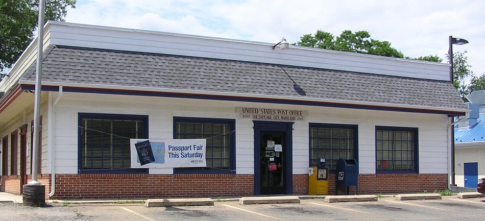 US Post Office Chesapeake City, Maryland