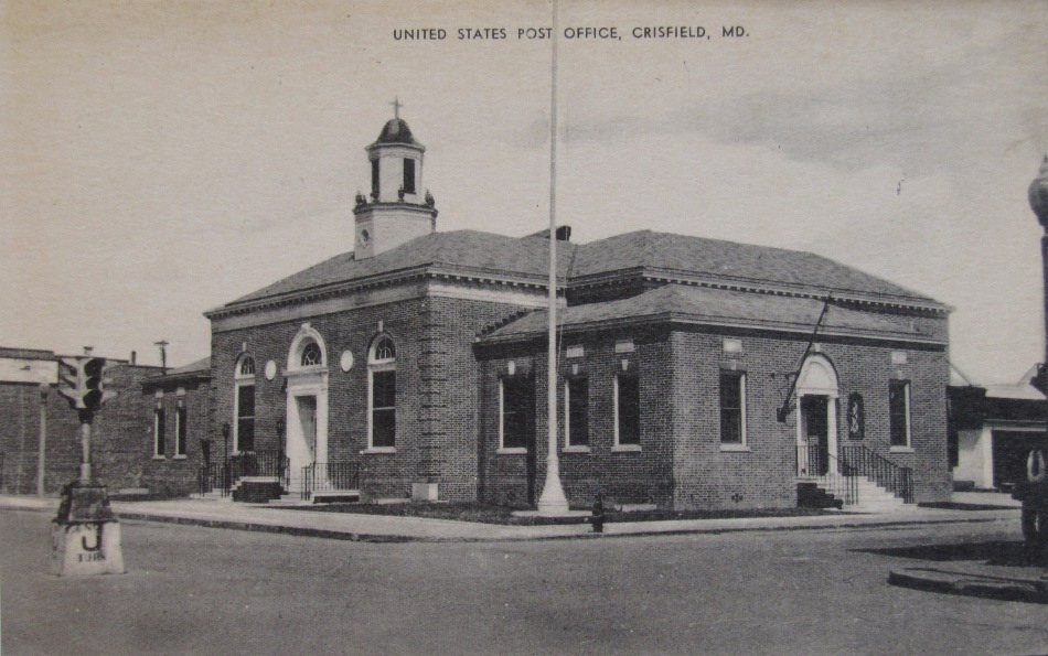 Chrisfield, Maryland Post Office Post Card