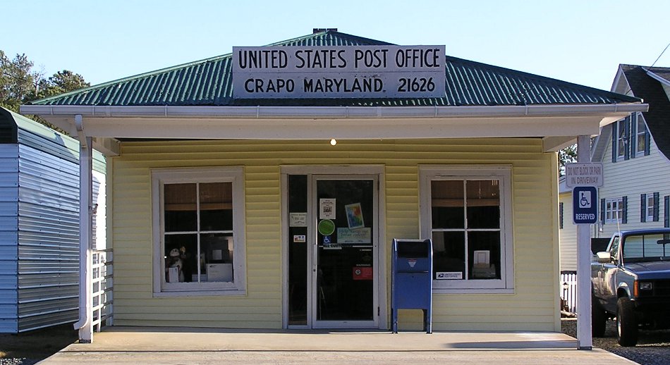 US Post Office Crapo, Maryland