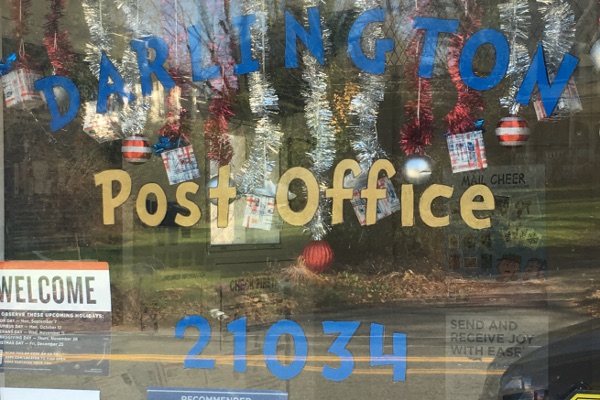 US Post Office Darlington, Maryland