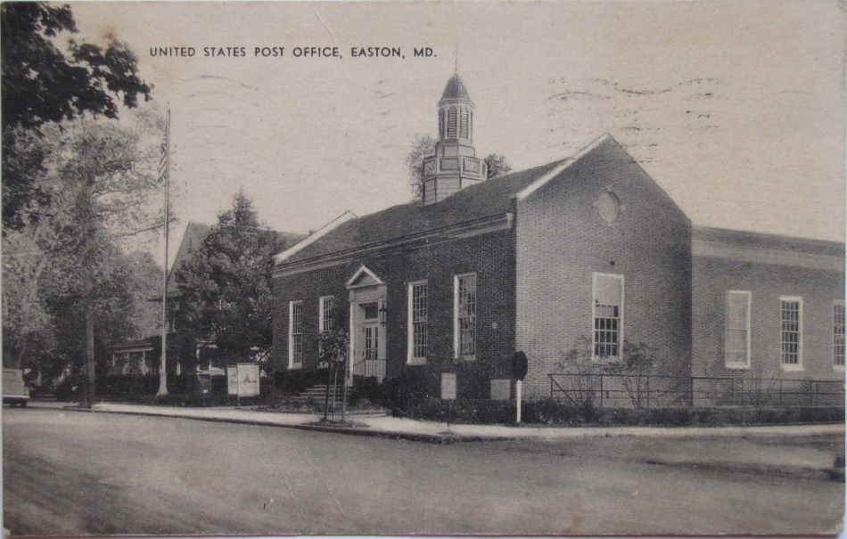 Easton, Maryland Post Office Post Card