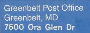 US Post Office Greenbelt, Maryland
