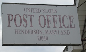 US Post Office Henderson, Maryland
