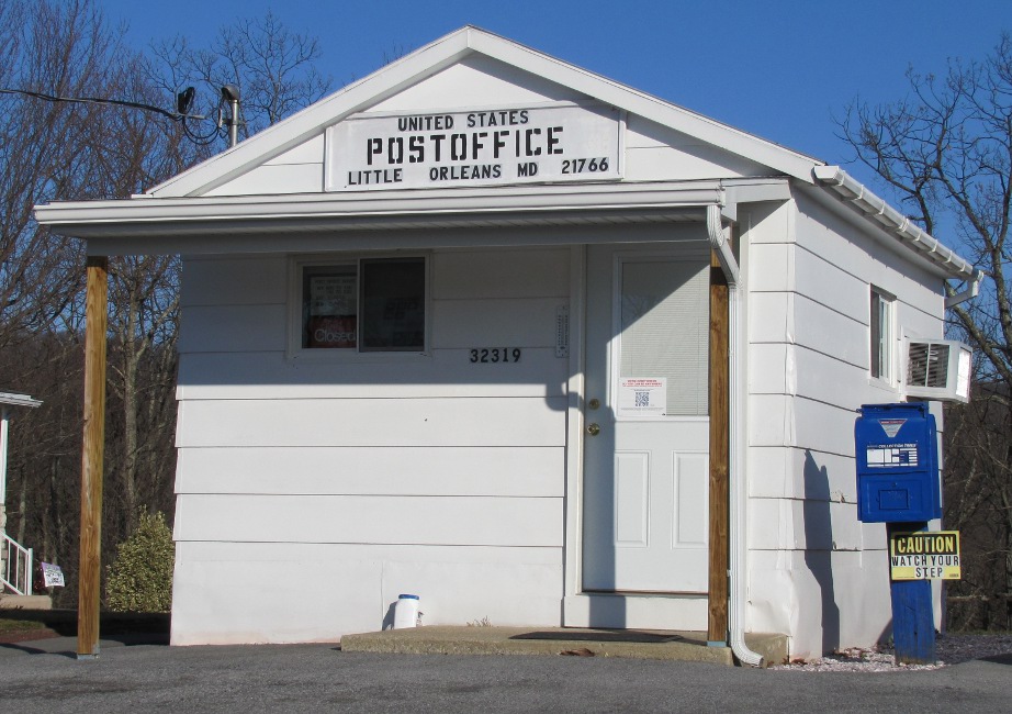 US Post Office Little Orleans, Maryland