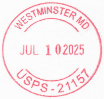 US Post Office McDaniel College, Maryland