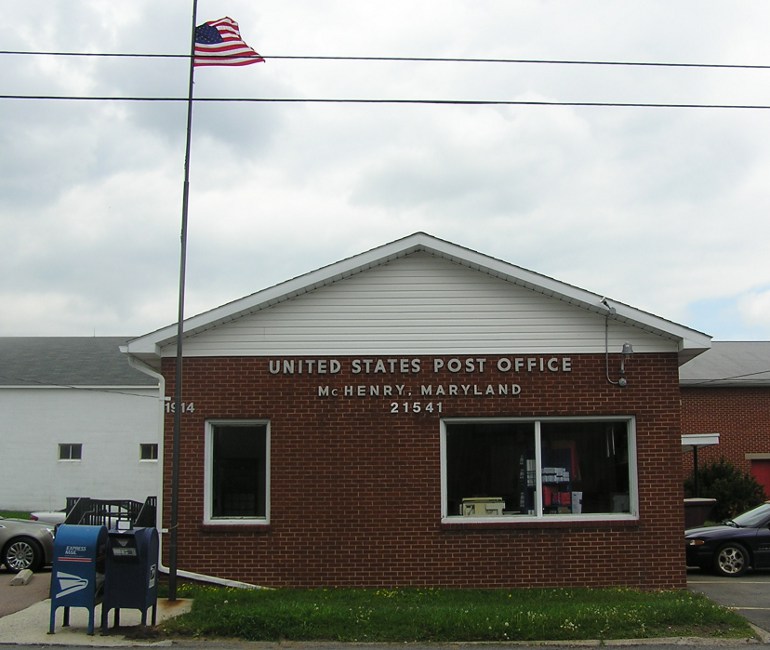 US Post Office McHenry, Maryland