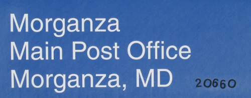 US Post Office Morganza, Maryland