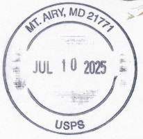 US Post Office Mount Airy, Maryland