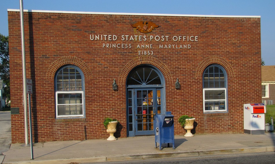 US Post Office Princess Anne, Maryland