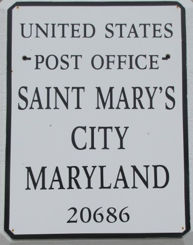 US Post Office Saint Marys City, Maryland