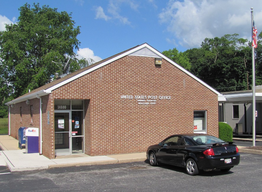 US Post Office Sparks Glencoe, Maryland
