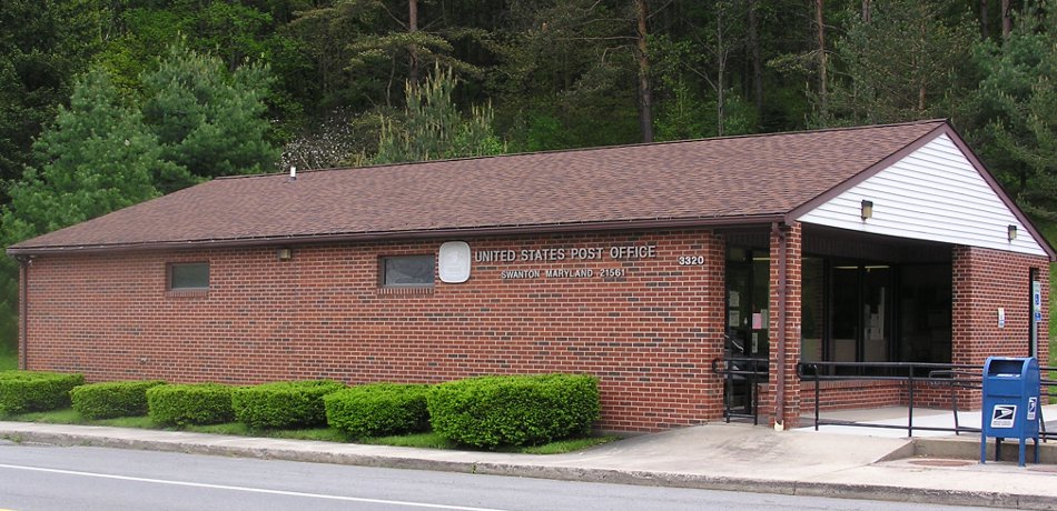 US Post Office Swanton, Maryland