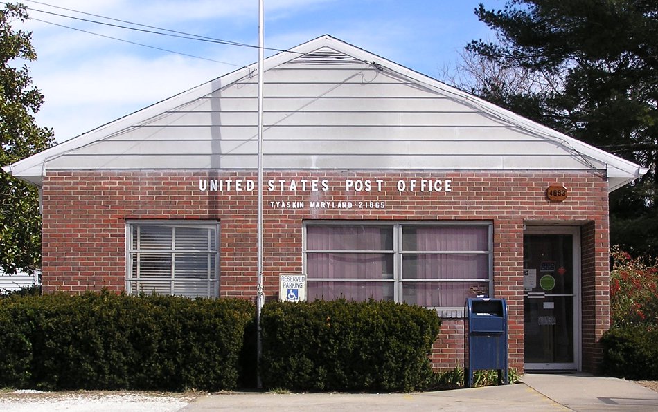 US Post Office Tyaskin, Maryland