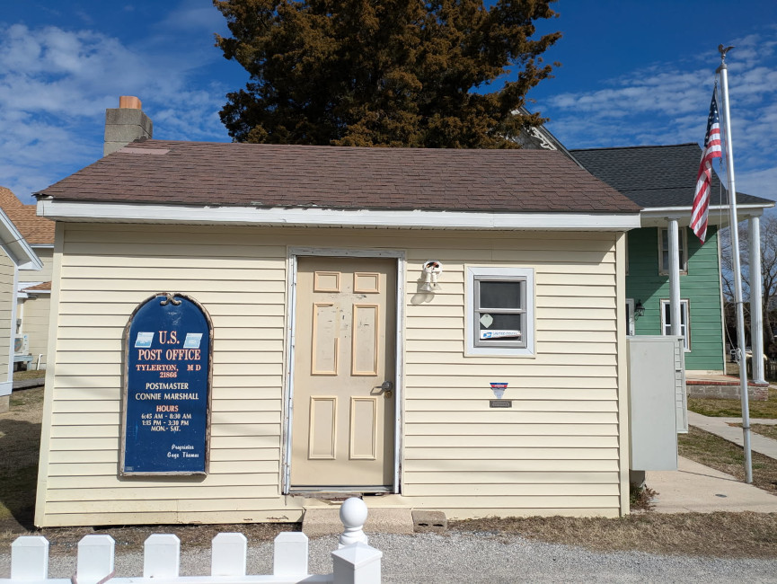 US Post Office Tylerton, Maryland